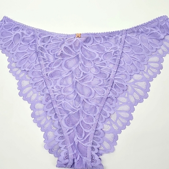 Savage X Fenty Lavendar & Lace Floral Feminine Sexy Panties Sz: 2X - Picture 8 of 8